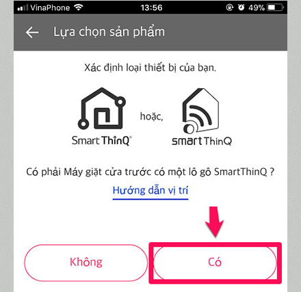 Hướng dẫn kết nối điện thoại với máy giặt LG qua ứng dụng SmartThinQ